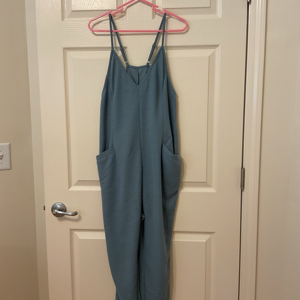 Stylish Blue Jumpsuit
